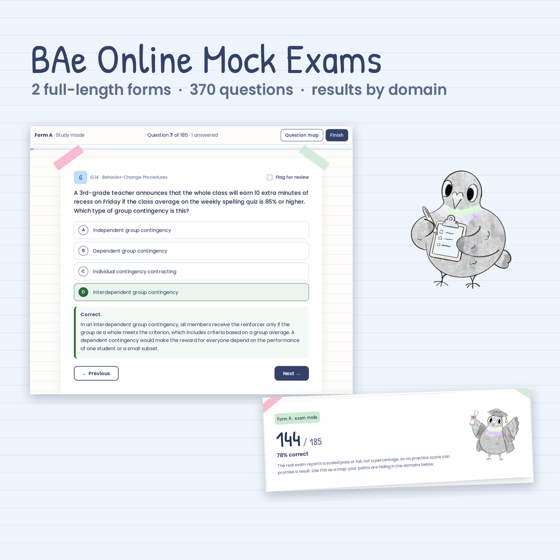 BAe Online Mock Exams